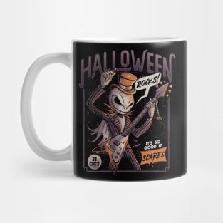 Halloween Rocks Spooky Skellington Rocker Mug